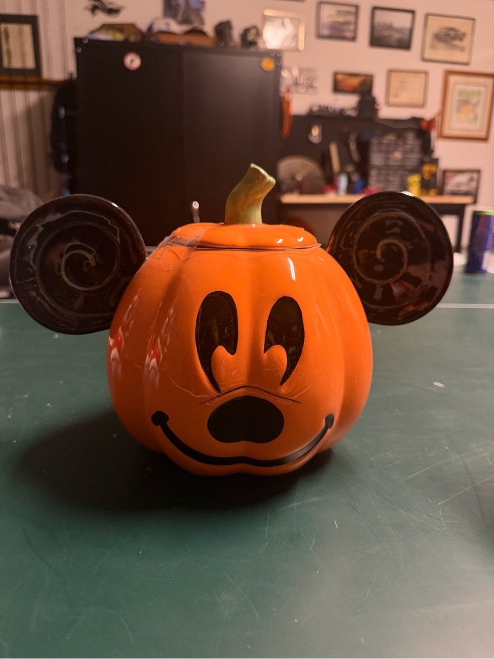 Disney Mickey Pumpkin Cookie Jar